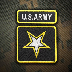 US army Uniform Embroidered Iron-on / Velcro Sleeve Patch